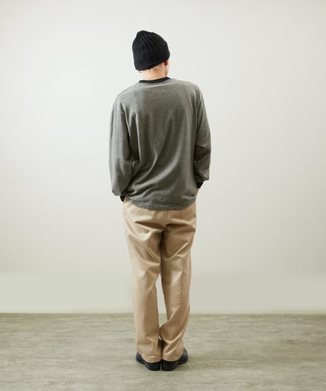And A アンドエー / HEMP BREND L/S SLEEVE CUT & SEWN ヘンプブレンドナローピッチボーダーカットソー ロンT / AA-A24M003