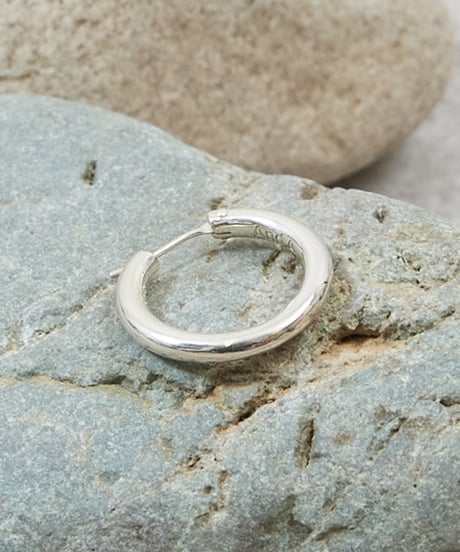 And A アンドエー / SILVER925 LARGE HOOP PIERCE シルバー925ラージフープピアス（片耳用） / AA-A24U006