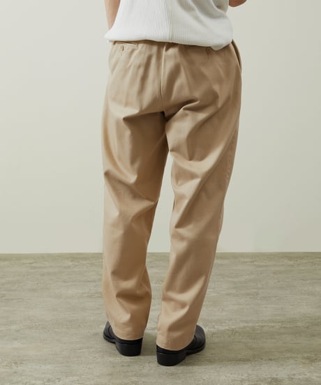 And A アンドエー / TWO TUCK TAPERED WIDE CHINO PANTS ツータックコットンワイドテーパードチノパンツ / AA-A23M002