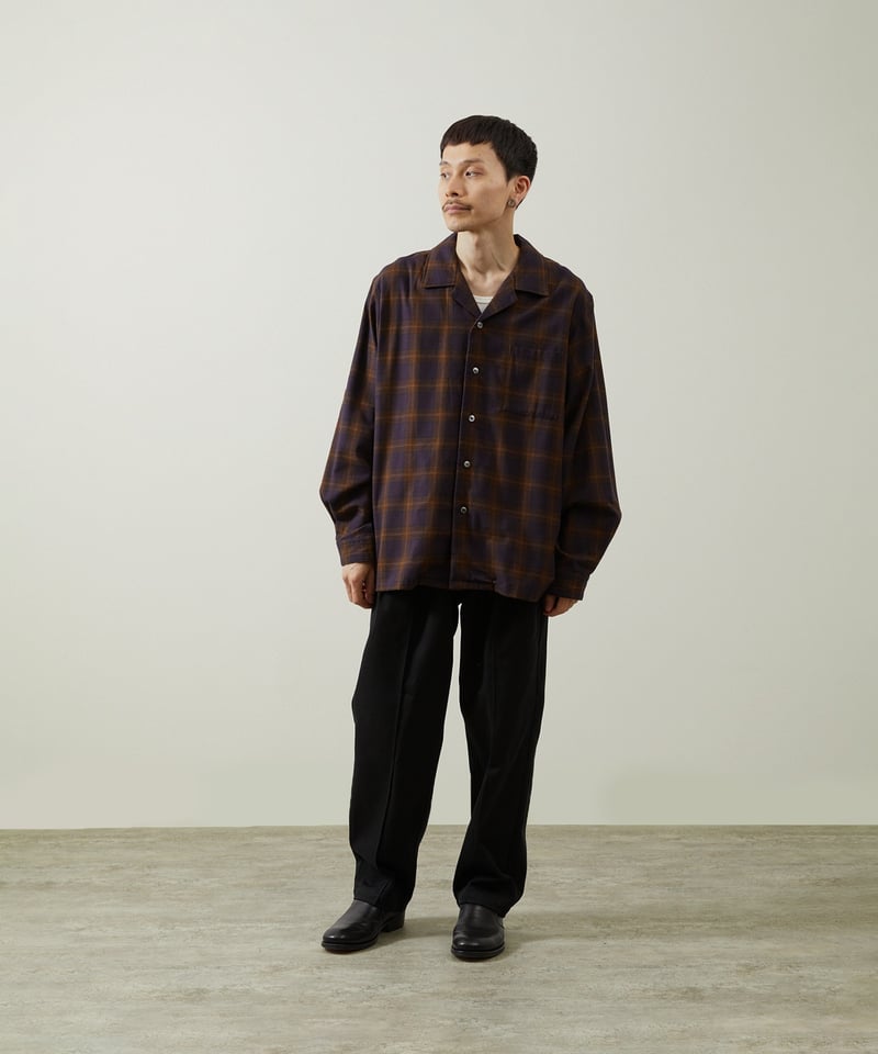 ジャケット・アウター shareef   WOOL CHECK LONG SHIRTS IMG_4679_600x.jpg?v=1700613668