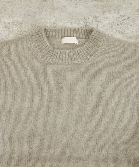 And A アンドエー / TANUKI KNIT CREW NECK PULLOVER SWEATER タヌキニットクルーネックプルオーバーニット セーター / AA-A24M001