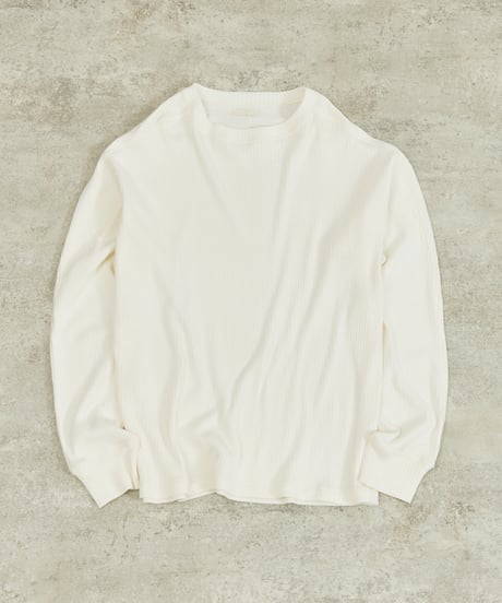 And A アンドエー / SUPIMA COTTON CODE FRISE L/S CUT&SEWN スーピマコットンコードフライスロングスリーブカットソー / AA-S24M006
