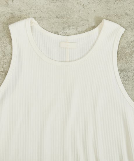 And A アンドエー / SUPIMA COTTON CODE FRISE TANK TOPS スーピマコットンコードフライスタンクトップ / AA-S24M005