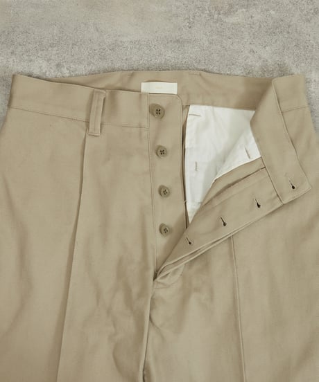 And A アンドエー / PIN TUCK DRILL WIDE CHINO PANTS ピンタックドリルワイドチノパンツ / AA-A23M001