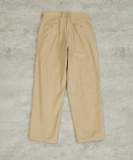 And A アンドエー / TWO TUCK TAPERED WIDE CHINO PANTS ツータックコットンワイドテーパードチノパンツ / AA-A23M002