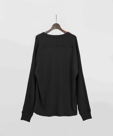 And A アンドエー / SUPIMA COTTON CODE FRISE L/S CUT&SEWN スーピマコットンコードフライスロングスリーブカットソー / AA-S24M006
