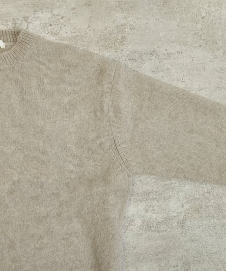And A アンドエー / TANUKI KNIT CREW NECK PULLOVER SWEATER タヌキニットクルーネックプルオーバーニット セーター / AA-A24M001