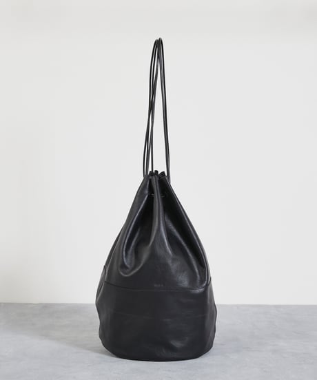 And A アンドエー / FINE LEATHER DRAWSTRING BAG 【L】 牛革巾着バッグ バッグパック / AA-A23U003