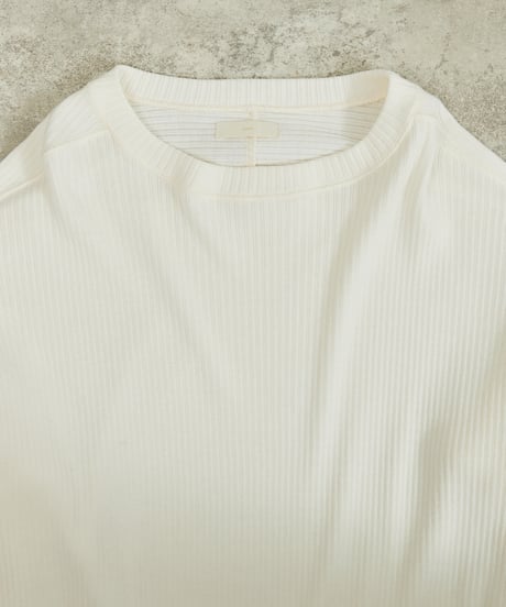 And A アンドエー / SUPIMA COTTON CODE FRISE L/S CUT&SEWN スーピマコットンコードフライスロングスリーブカットソー / AA-S24M006