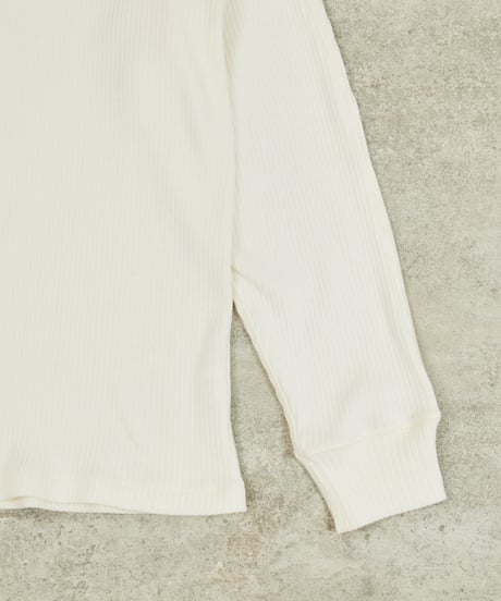 And A アンドエー / SUPIMA COTTON CODE FRISE L/S CUT&SEWN スーピマコットンコードフライスロングスリーブカットソー / AA-S24M006