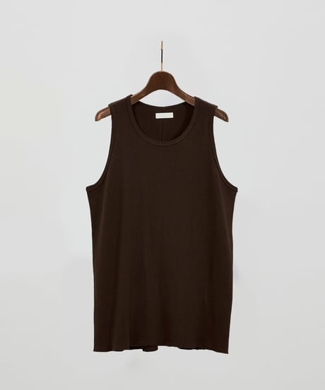 And A アンドエー / SUPIMA COTTON CODE FRISE TANK TOPS スーピマコットンコードフライスタンクトップ / AA-S24M005