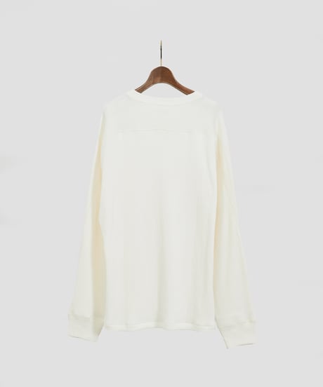 And A アンドエー / SUPIMA COTTON CODE FRISE L/S CUT&SEWN スーピマコットンコードフライスロングスリーブカットソー / AA-S24M006