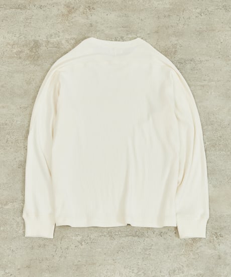 And A アンドエー / SUPIMA COTTON CODE FRISE L/S CUT&SEWN スーピマコットンコードフライスロングスリーブカットソー / AA-S24M006