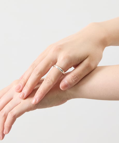 And A アンドエー / SILVER925 TEXTURED CIRCLE RING シルバー925テクスチャーサークルリング / AA-A25U003