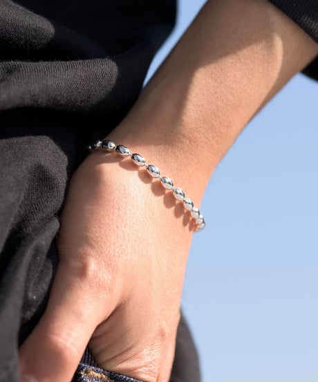And A アンドエー / Link chain bracelet ボールチェーンブレスレット（オーバル）