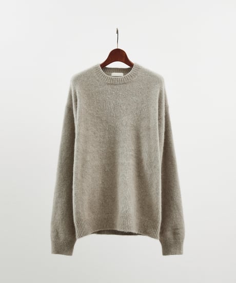 And A アンドエー / TANUKI KNIT CREW NECK PULLOVER SWEATER タヌキニットクルーネックプルオーバーニット セーター / AA-A24M001