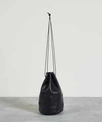 And A アンドエー / FINE LEATHER DRAWSTRING BAG【S】牛革巾着バッグ バケツバッグ / AA-A23U001