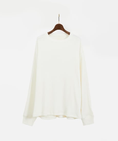 And A アンドエー / SUPIMA COTTON CODE FRISE L/S CUT&SEWN スーピマコットンコードフライスロングスリーブカットソー / AA-S24M006