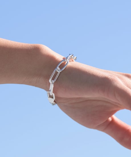 And A アンドエー / Link chain bracelet アズキチェーンブレスレット（オーバル）