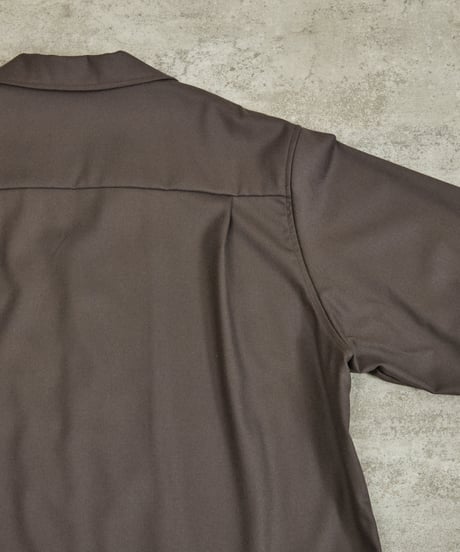 And A アンドエー / SUPER 140’S WOOL SAXONY OPEN COLLAR L/S SHIRT スーパー140’Sウールサキソニーオープンカラーシャツ / AA-S24M001