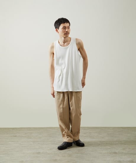 And A アンドエー / SUPIMA COTTON CODE FRISE TANK TOPS スーピマコットンコードフライスタンクトップ / AA-S24M005