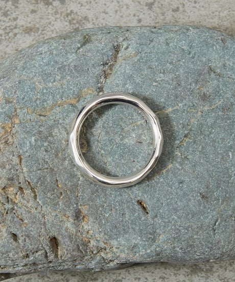 And A アンドエー / SILVER925 TEXTURED CIRCLE RING シルバー925テクスチャーサークルリング / AA-A25U003