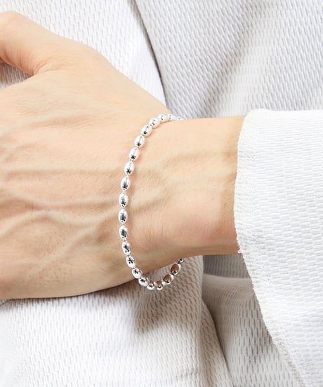 And A アンドエー / Link chain bracelet ボールチェーンブレスレット（オーバル）