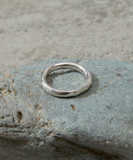 And A アンドエー / SILVER925 TEXTURED CIRCLE RING シルバー925テクスチャーサークルリング / AA-A25U003