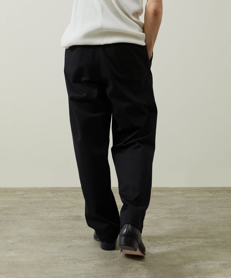 And A アンドエー / TWO TUCK TAPERED WIDE CHINO PANTS
