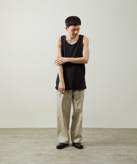 And A アンドエー / SUPIMA COTTON CODE FRISE TANK TOPS スーピマコットンコードフライスタンクトップ / AA-S24M005