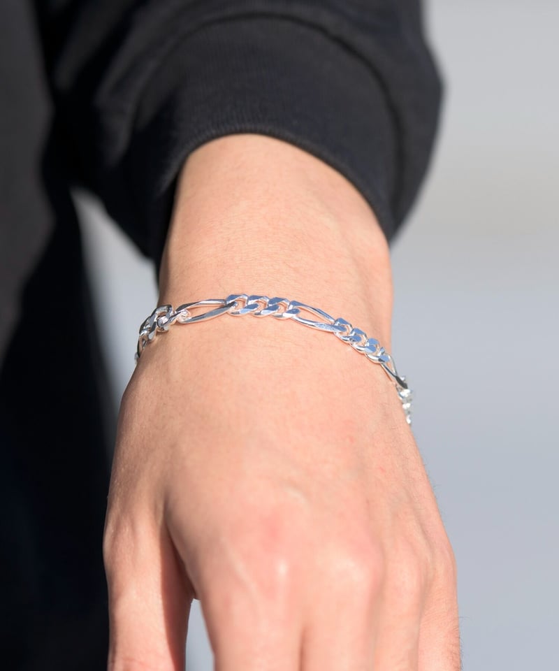 And A アンドエー / Link chain bracelet フィガロチェーンブレスレッ...
