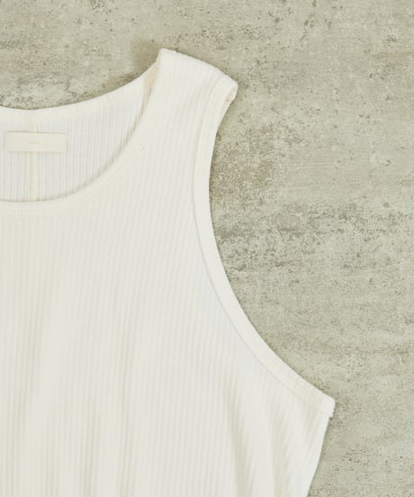 And A アンドエー / SUPIMA COTTON CODE FRISE TANK TOPS スーピマコットンコードフライスタンクトップ / AA-S24M005