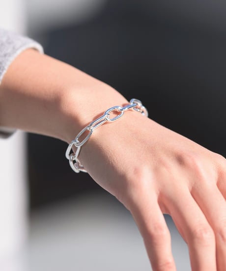 And A アンドエー / Link chain bracelet アズキチェーンブレスレット（オーバル）