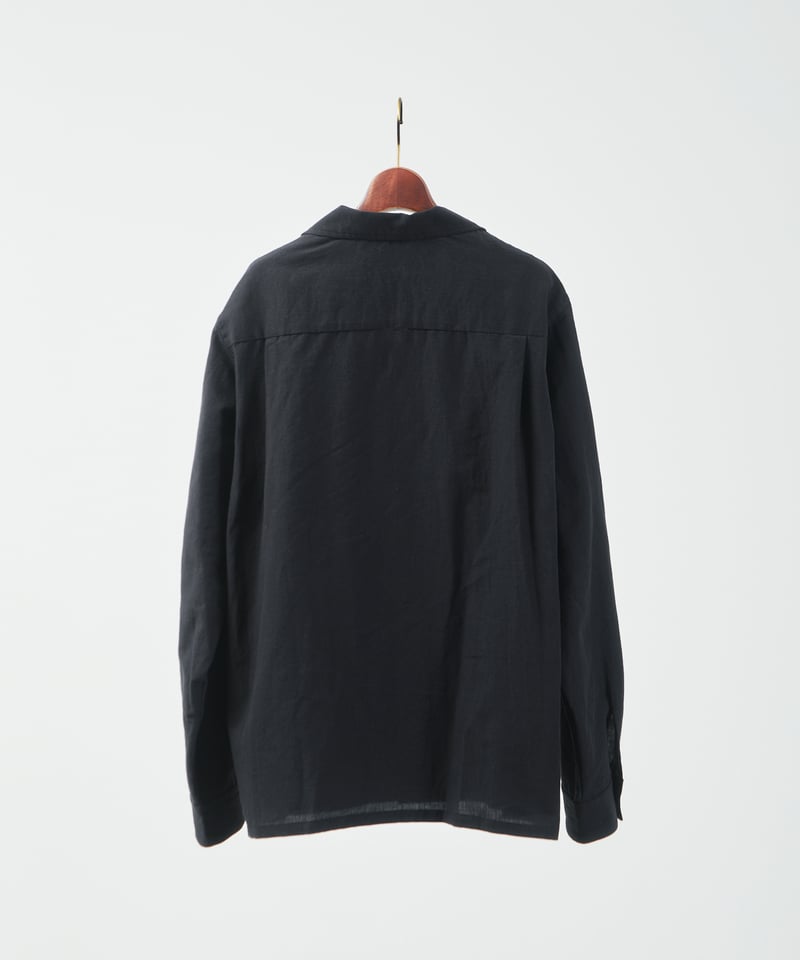 And A アンドエー / COTTON / LINEN OPEN COLLAR L/S LI