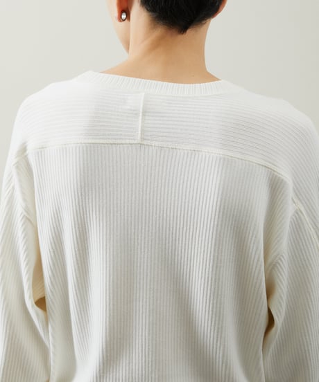 And A アンドエー / SUPIMA COTTON CODE FRISE L/S CUT&SEWN スーピマコットンコードフライスロングスリーブカットソー / AA-S24M006