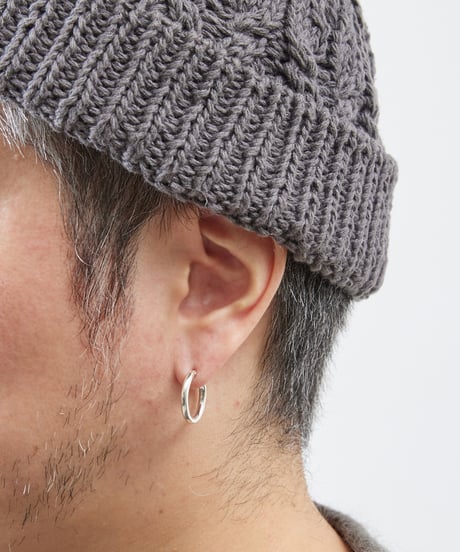 And A アンドエー / SILVER925 LARGE HOOP PIERCE シルバー925ラージフープピアス（片耳用） / AA-A24U006
