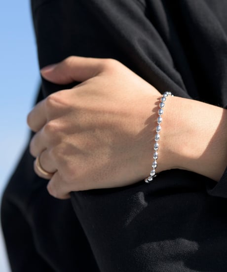 And A アンドエー / Link chain bracelet ボールチェーンブレスレット（オーバル）