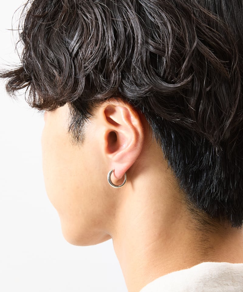 And A アンドエー / SILVER925 MEDIUM HOOP PIERCE シルバー