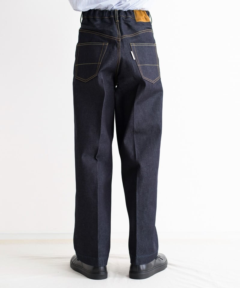 NEONSIGN ネオンサイン / WIDE DENIM SLACKS “RIGID” ワイド...