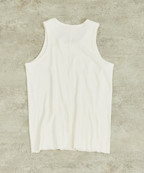 And A アンドエー / SUPIMA COTTON CODE FRISE TANK TOPS スーピマコットンコードフライスタンクトップ / AA-S24M005