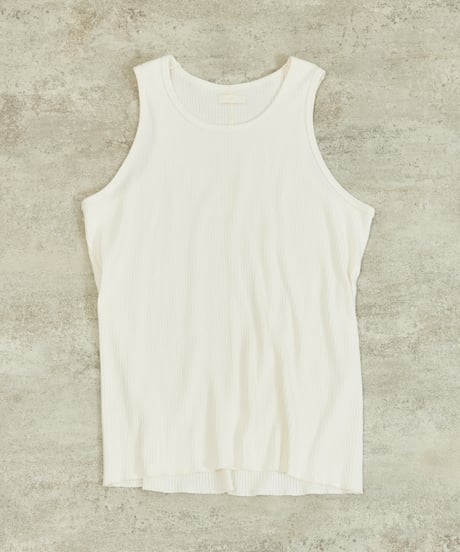 And A アンドエー / SUPIMA COTTON CODE FRISE TANK TOPS スーピマコットンコードフライスタンクトップ / AA-S24M005