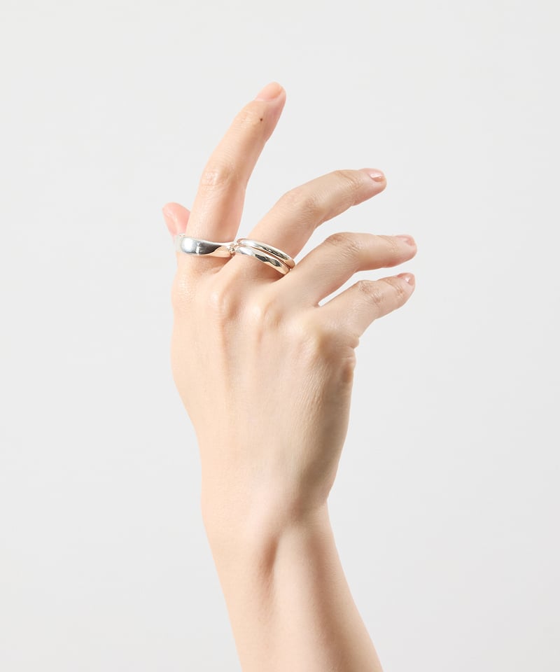 And A アンドエー / SILVER925 WARPED PENTAGRAM RING シ
