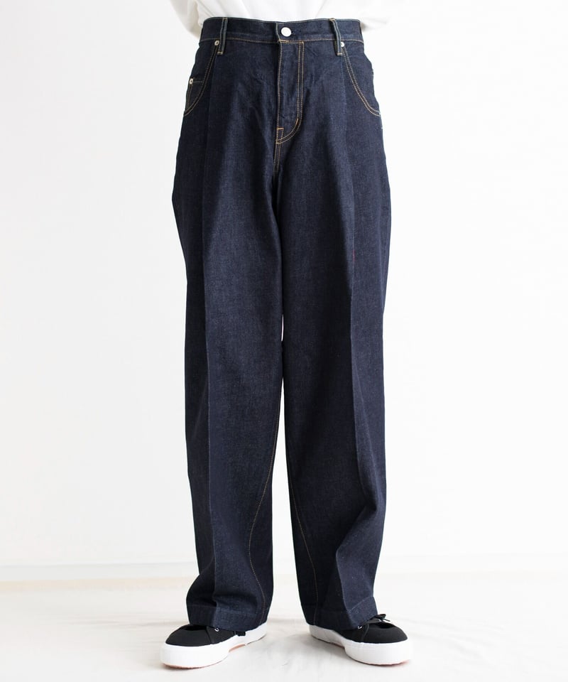 NEONSIGN ネオンサイン / WIDE DENIM SLACKS “ONE WASH” ...