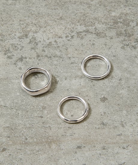 And A アンドエー / SILVER925 TEXTURED CIRCLE RING シルバー925テクスチャーサークルリング / AA-A25U003