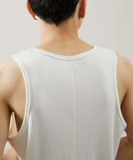 And A アンドエー / SUPIMA COTTON CODE FRISE TANK TOPS スーピマコットンコードフライスタンクトップ / AA-S24M005