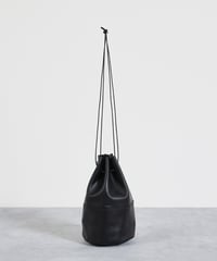 And A アンドエー / FINE LEATHER DRAWSTRING BAG【S】牛革巾着バッグ バケツバッグ / AA-A23U001
