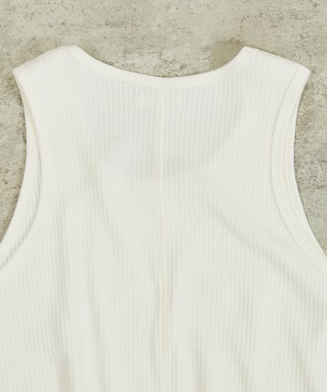And A アンドエー / SUPIMA COTTON CODE FRISE TANK TOPS スーピマコットンコードフライスタンクトップ / AA-S24M005