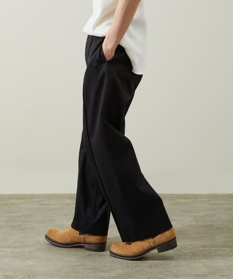 And A アンドエー / PIN TUCK DRILL WIDE CHINO PANTS ピンタックドリルワイドチノパンツ / AA-A23M001