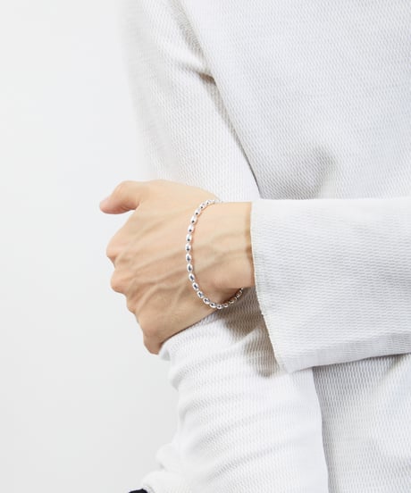 And A アンドエー / Link chain bracelet ボールチェーンブレスレット（オーバル）