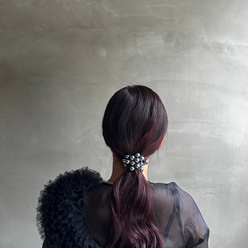 cvtvlist HAIR TIE SILVER ヘアゴム　新型 cvtvlist HAIR TIE SILVER ヘアゴム新型